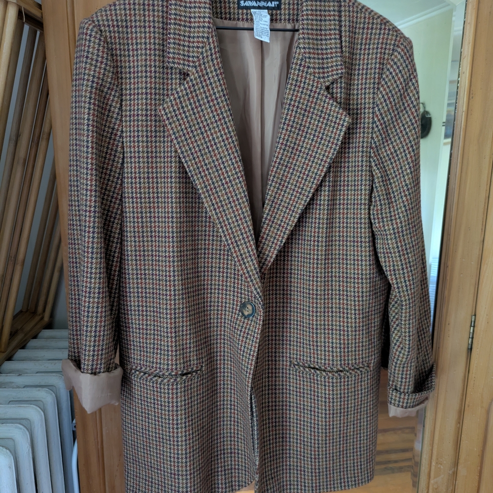 Savannah Houndstooth Blazer